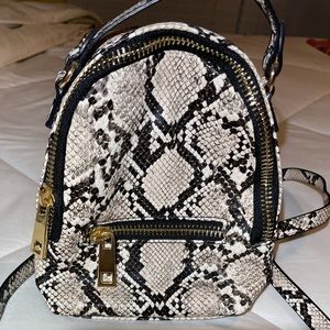 Snake skin backpack